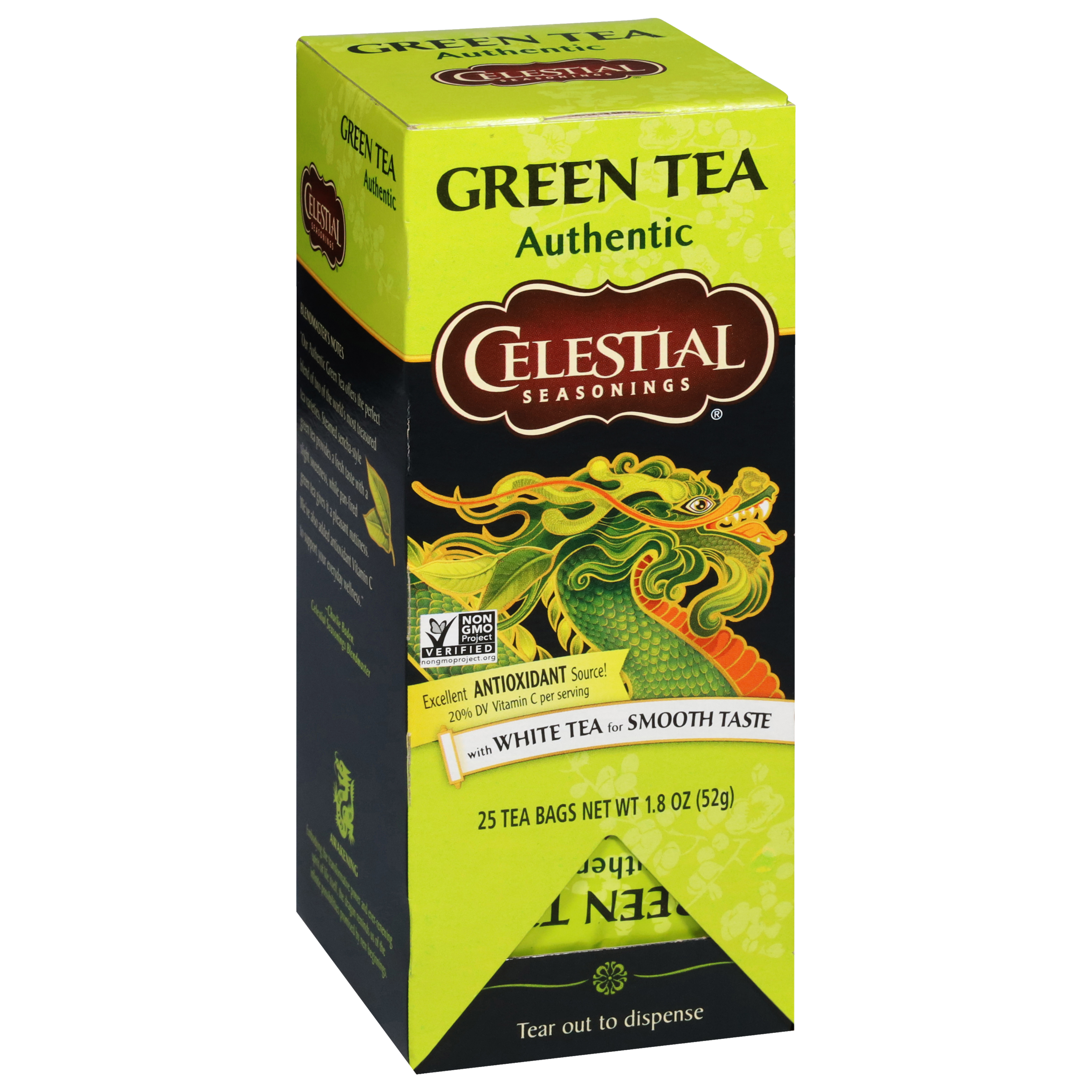 Green tea on angle