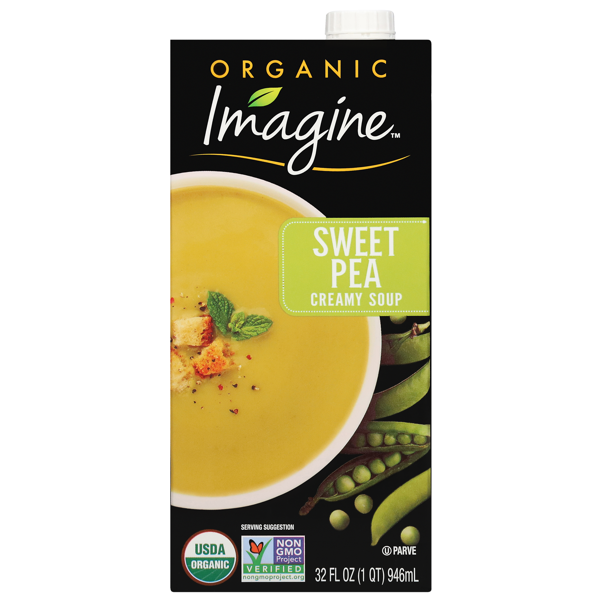 M94653 Imagine Organic Creamy Sweet Pea Soup