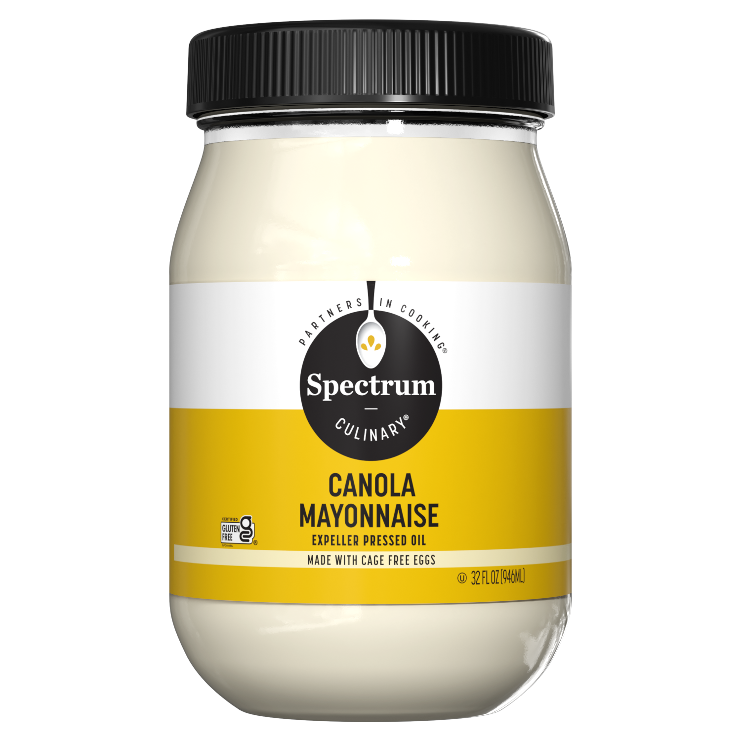 Spectrum CanolaMayo 32oz Front Render